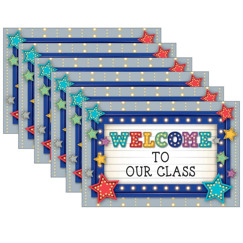 Teacher Created Resources Marquee Welcome Postcards, 30 Per