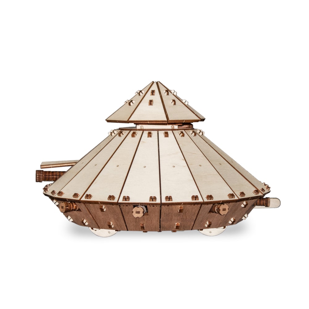 EWA Eco-Wood-Art Da Vinci Tank 3D Wooden STEM