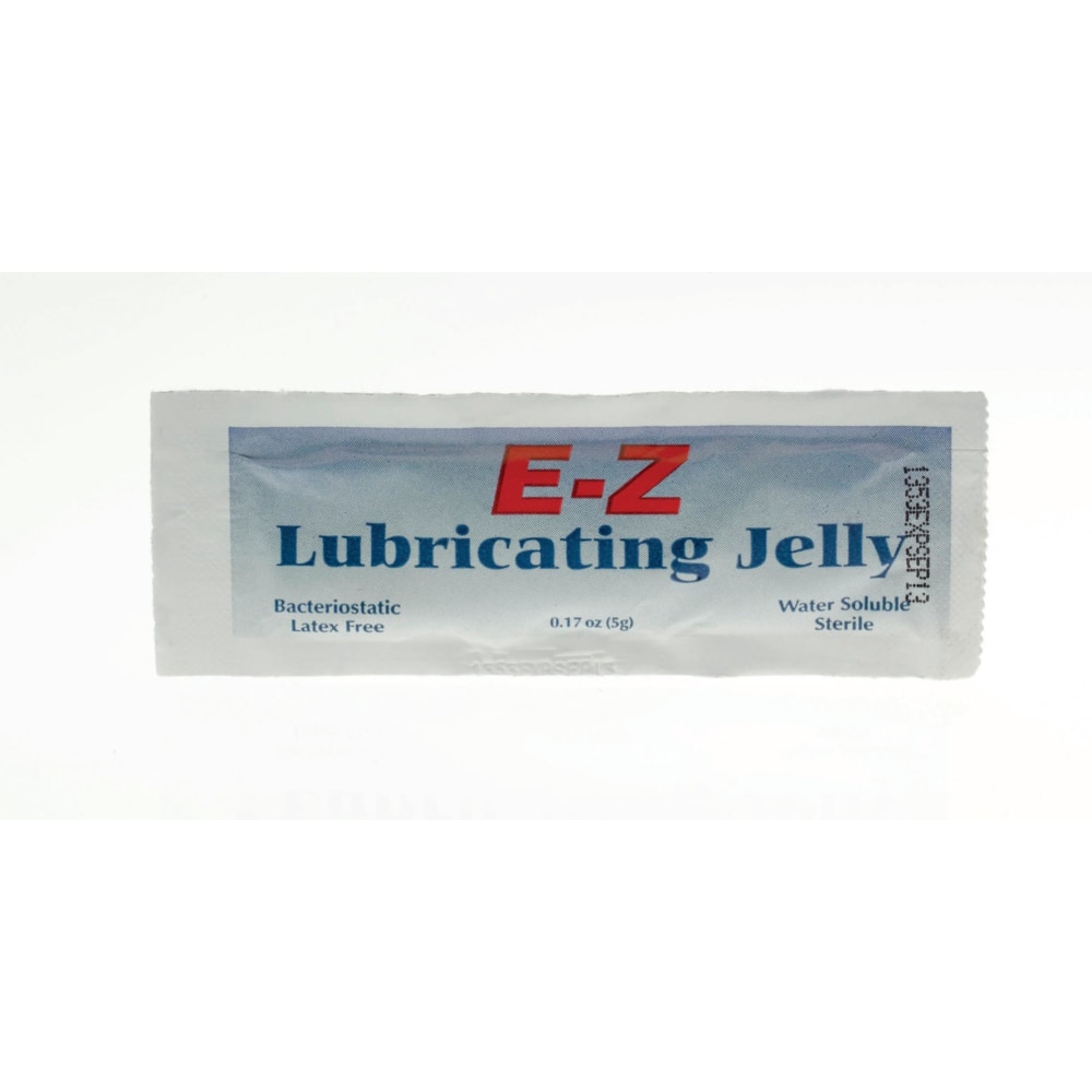 Medline Sterile Lubricating Jelly, 0.17 Oz, Clear, Box