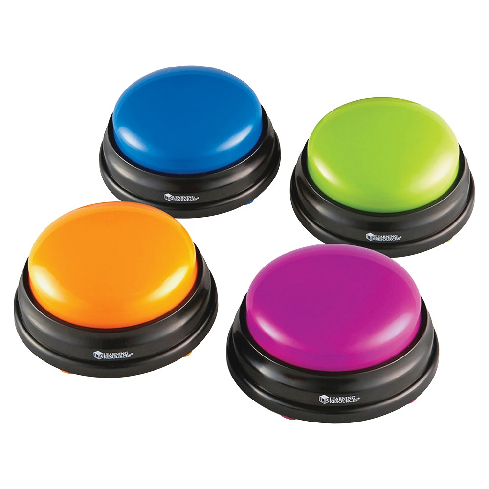 Learning Resources Plastic Answer Buzzers, 3-1/2", Assorted