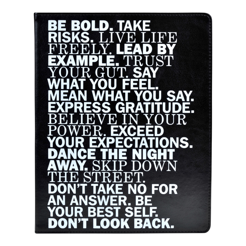 Eccolo™ Inspirational Desk-Size Journal, 8" x 10", 256