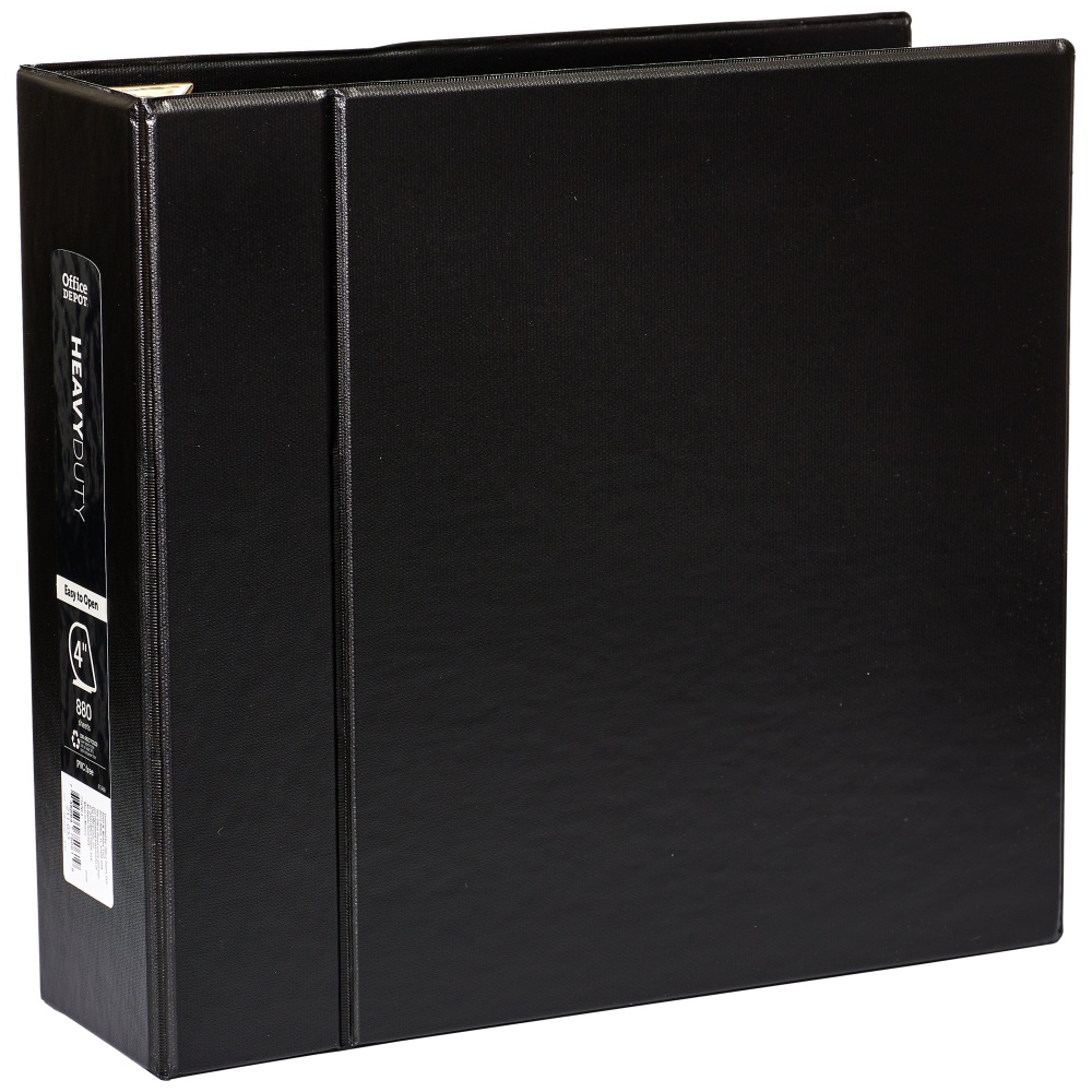 Office Depot® Brand Heavy-Duty 3-Ring Binder, 4" D-Rings,
