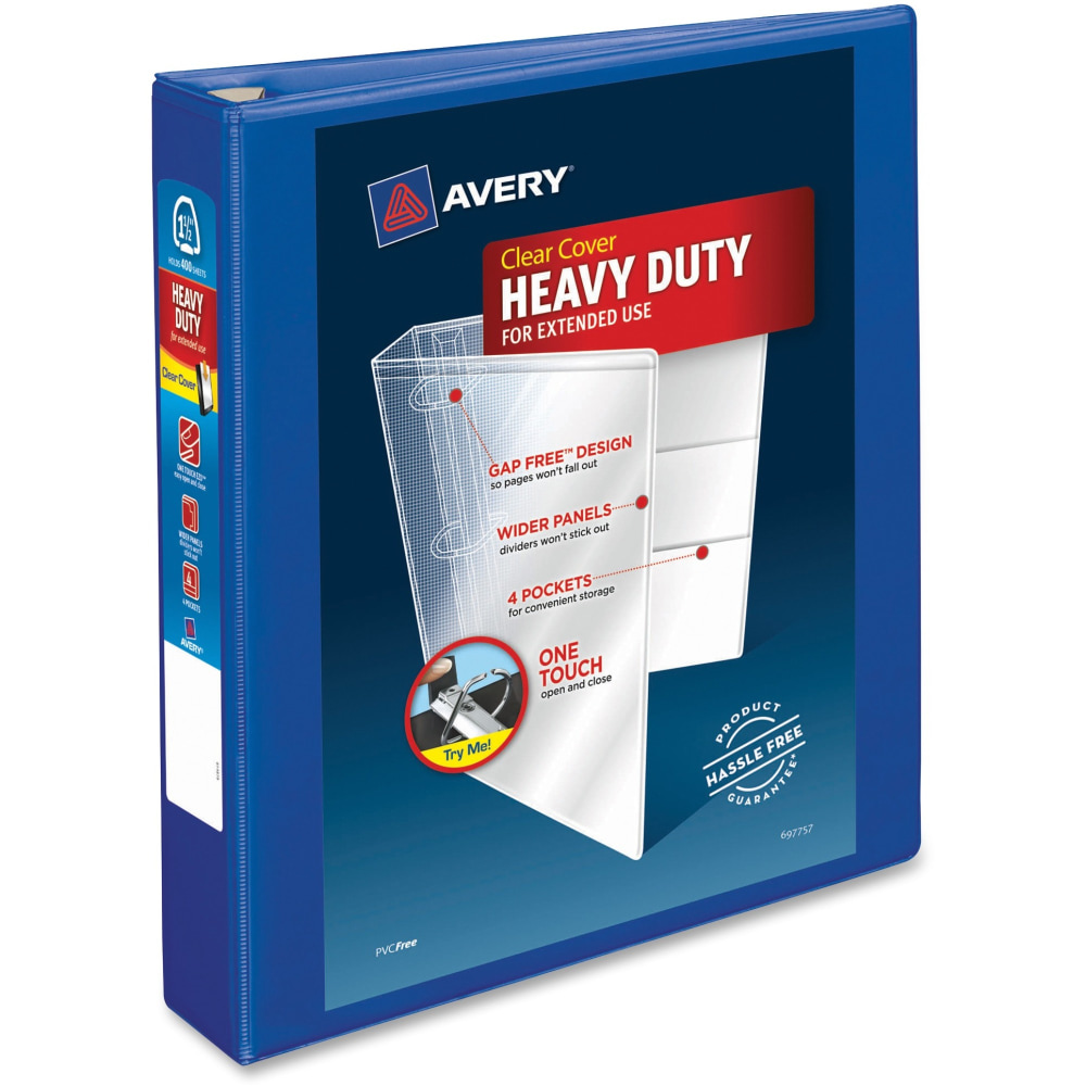 Avery® Heavy-Duty View 3-Ring Binder With Locking One-Touch