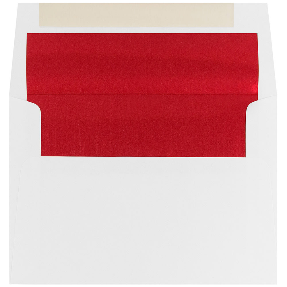 JAM Paper® Foil-Lined Booklet Invitation Envelopes, A7, Peel