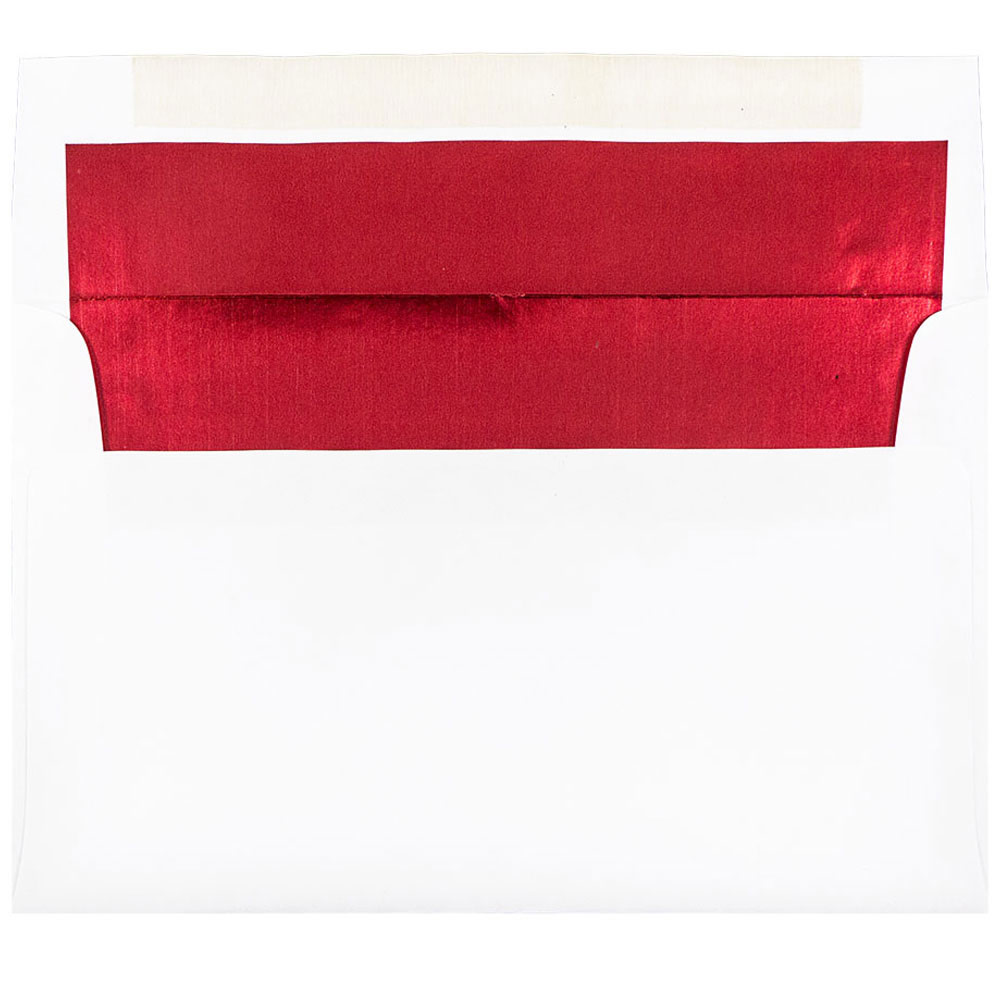 JAM Paper® Foil-Lined Invitation Envelopes, A9, Gummed Seal,