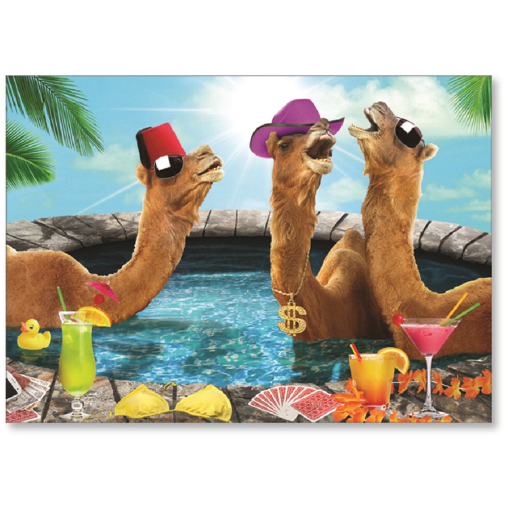 Viabella Birthday From Group Greeting Card With Envelope,