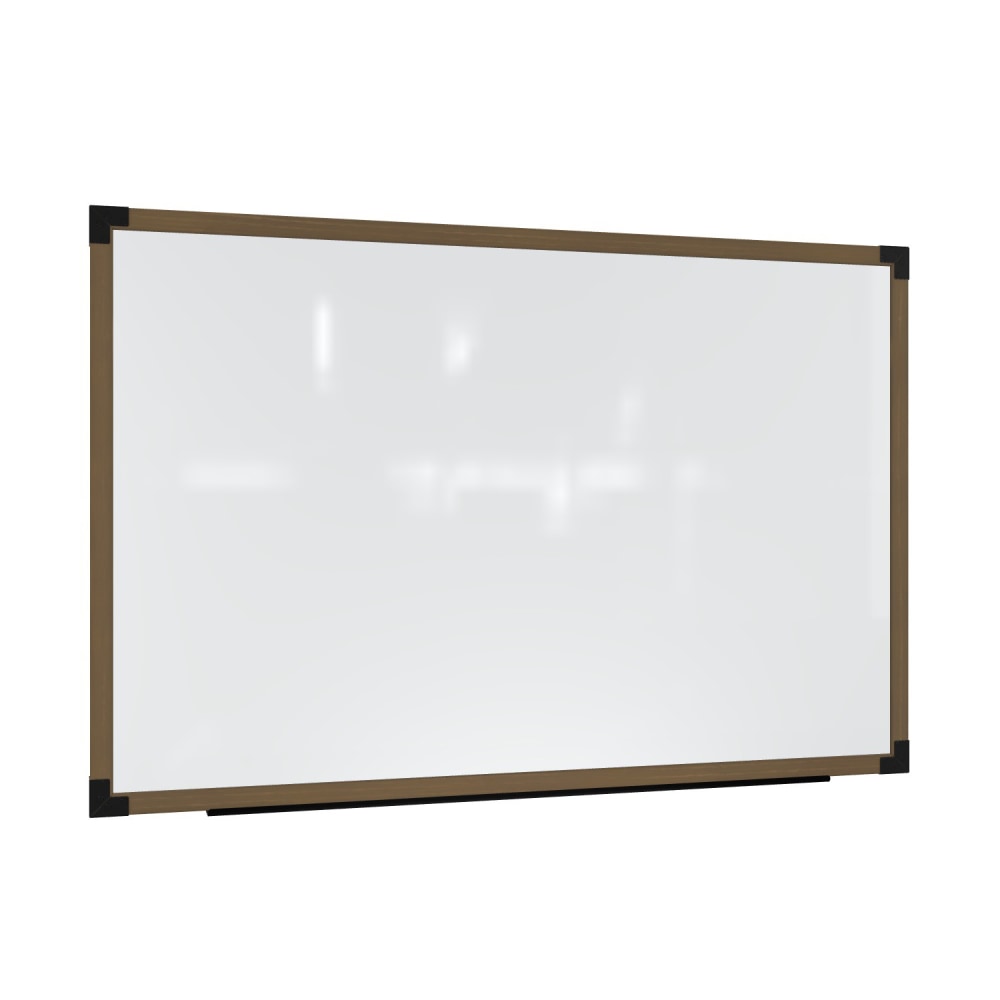 Ghent Prest Magnetic Dry-Erase Whiteboard, Porcelain, 50-1/4” x