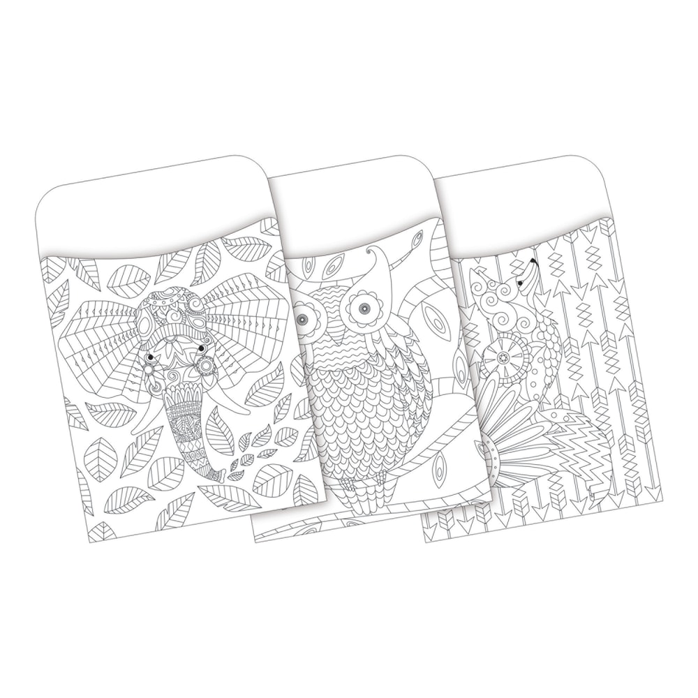 Barker Creek Peel & Stick Library Pockets, Color