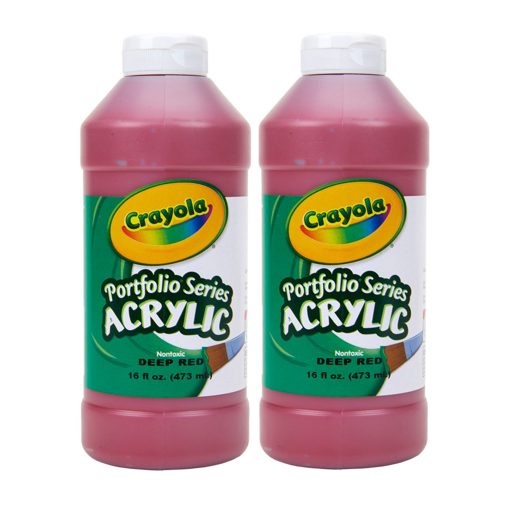 Crayola Portfolio Series Acrylic Paint, 16 oz., Deep