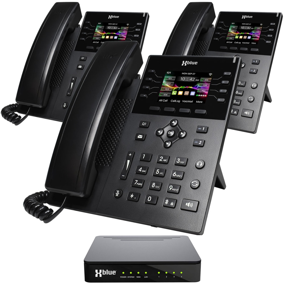 XBLUE QB1 Advanced Business Communications System Bundle With