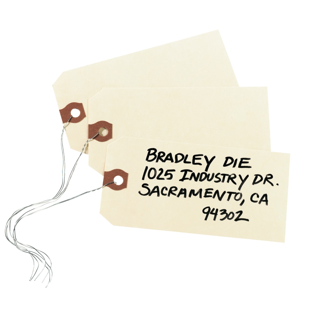 Avery® Unstrung Shipping Tags, 4-3/4" x 2-3/8", Manila,