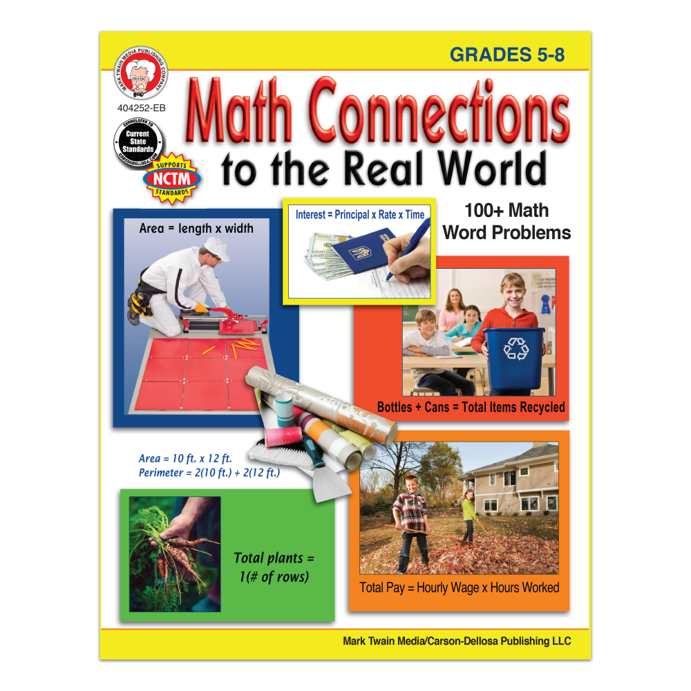 Mark Twain Media Math Connections To The Real