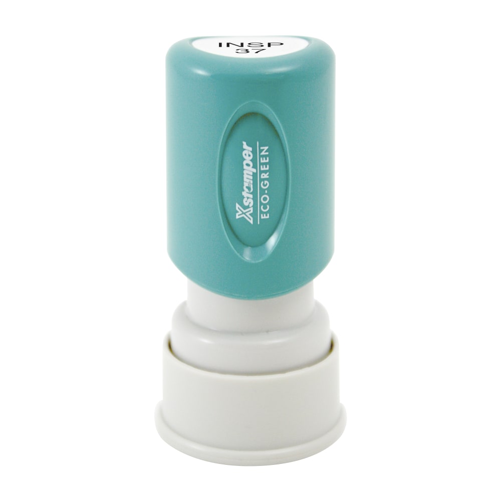 Custom ECO-GREEN Xstamper® Pre-Inked Round Stamp, N32, 5/8"