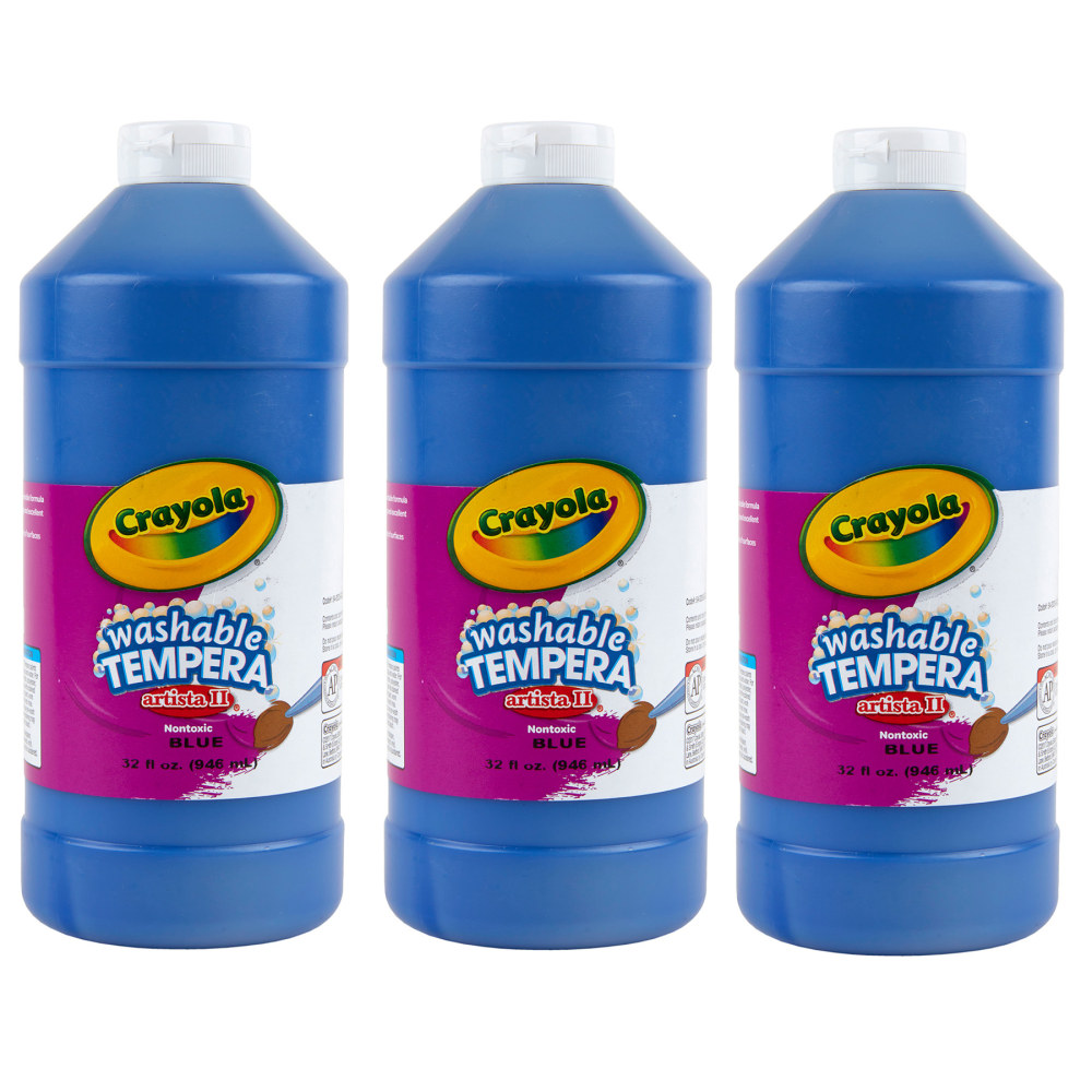 Crayola Artista II Washable Tempera Paint, 32 oz,