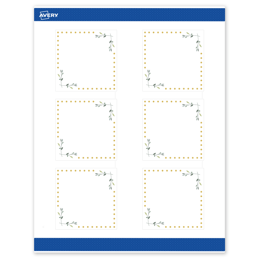 Avery® Print-To-The-Edge Labels With Sure Feed® Technology,
