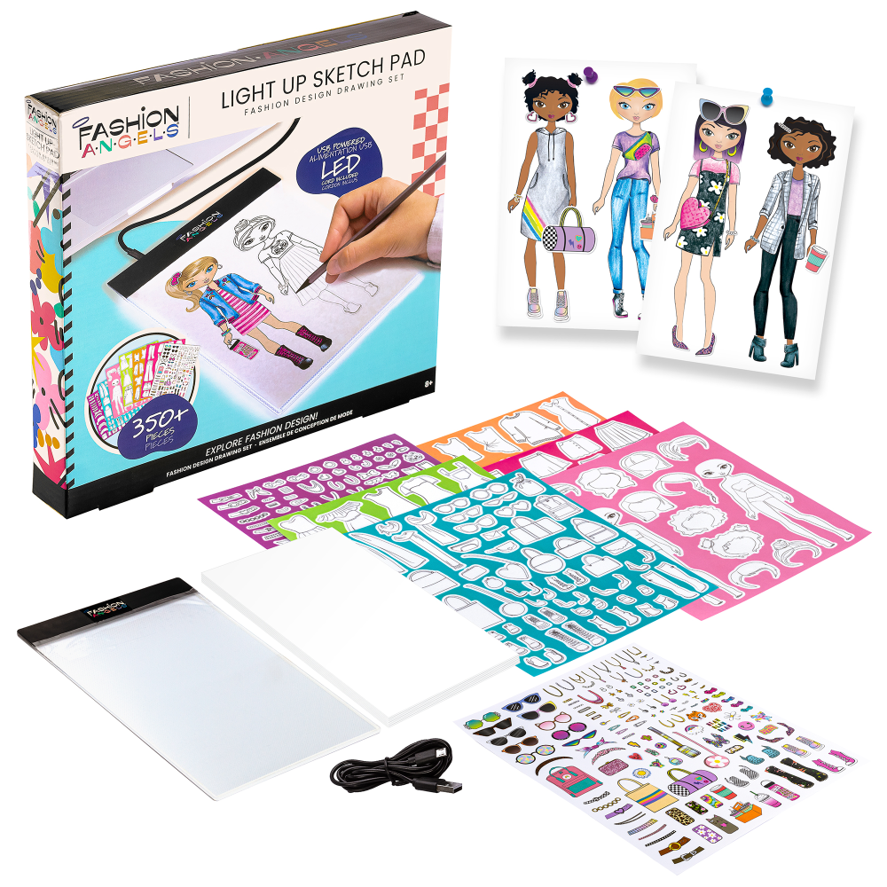 Fashion Angels Fashion Design Light Up Sketch Pad