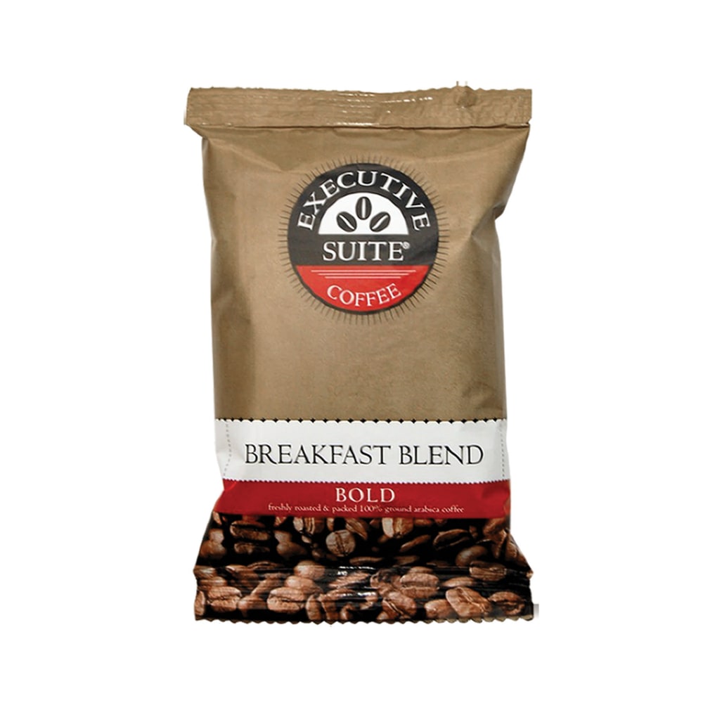 Executive Suite® Coffee Single-Serve Coffee Packets, Bold Roast,