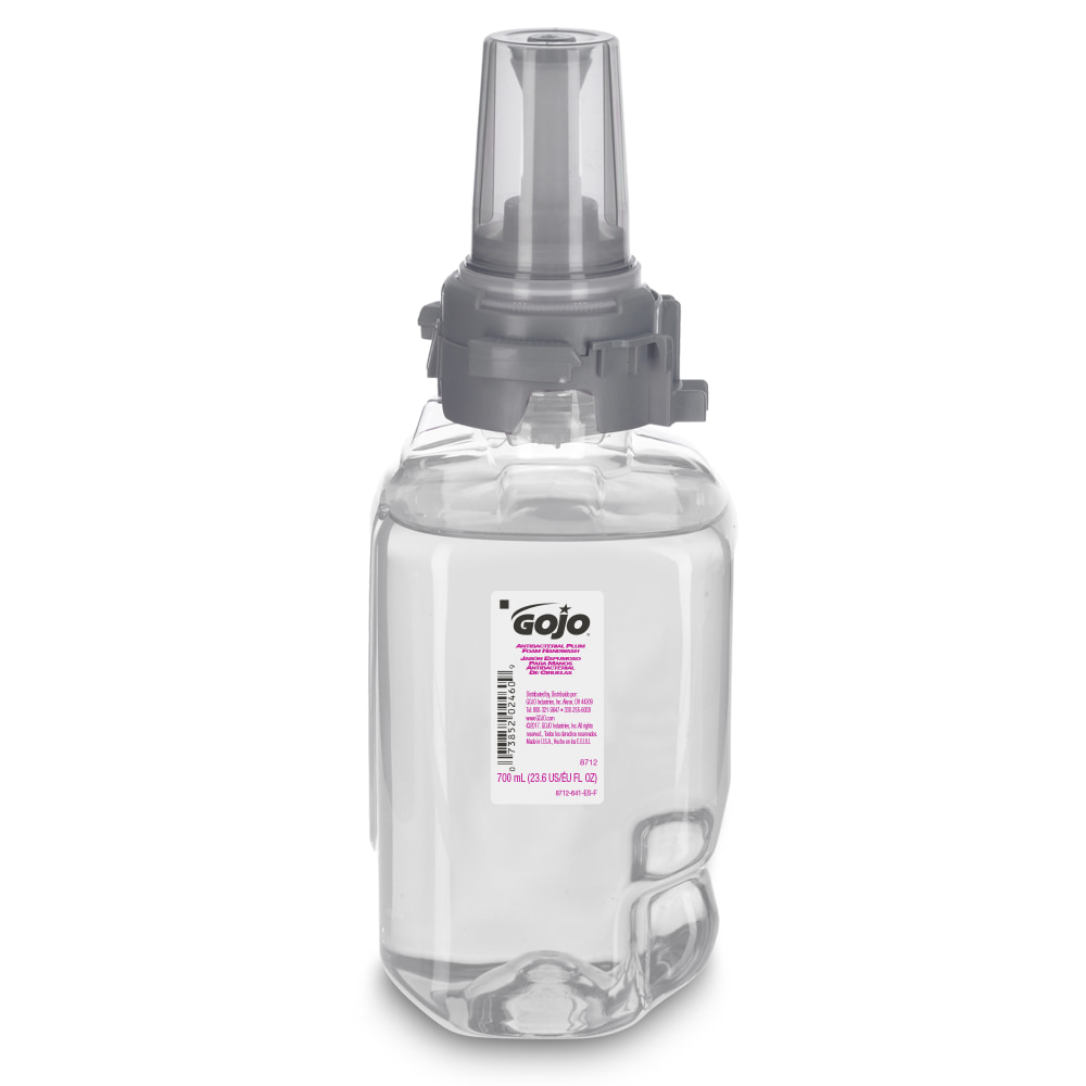 GOJO® Antibacterial Foam Hand Wash Soap, Plum Scent,