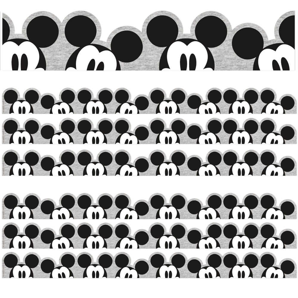Eureka School Extra-Wide Deco Trim, Mickey Mouse Throwback