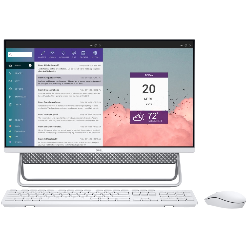 Dell™ Inspiron 5400 All-In-One Desktop PC, 23.8" Touch