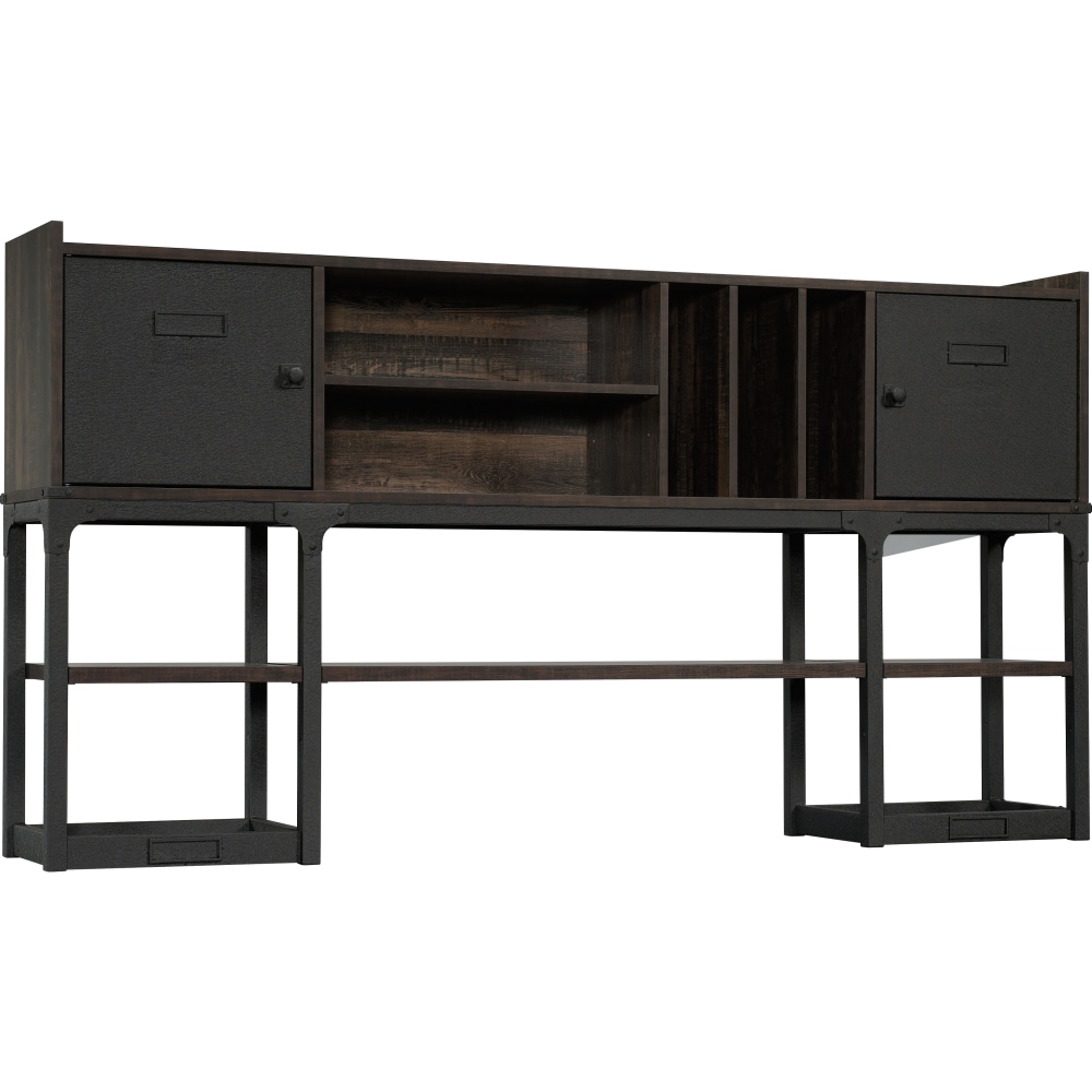 Sauder® Foundry Road 72"W Desk Hutch, Carbon Oak