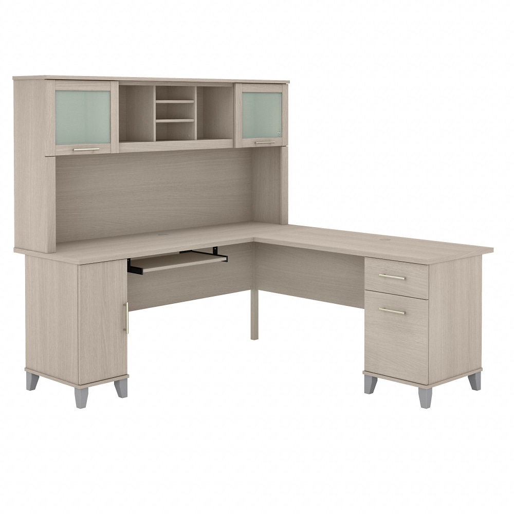 Bush® Furniture Somerset 72"W L-Shaped Desk With Hutch,
