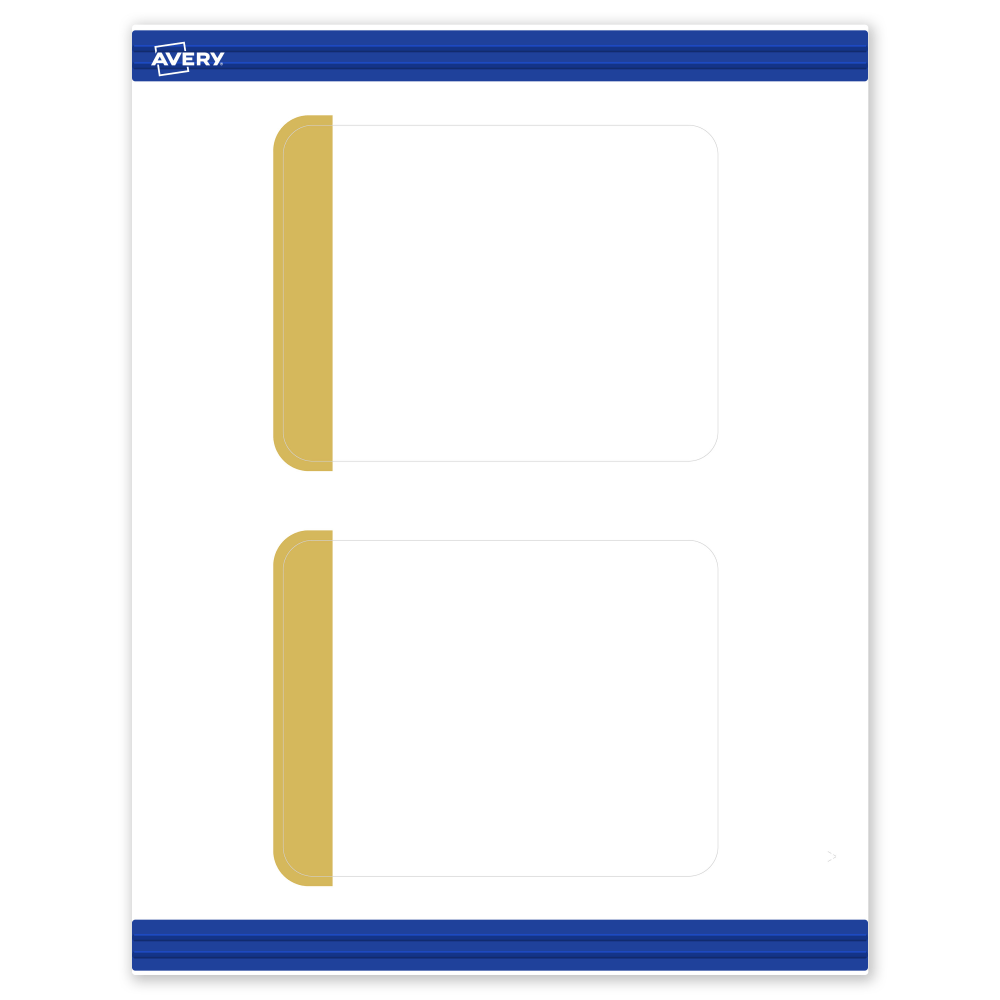 Avery® Print-To-The-Edge Postcards With Sure Feed® Technology,