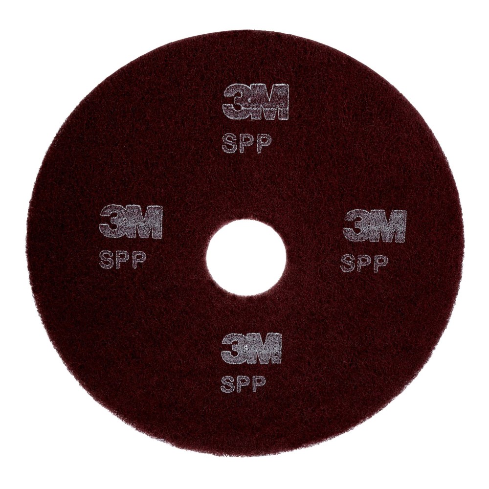 Scotch-Brite™ Surface Preparation Floor Pads, 20", Maroon,