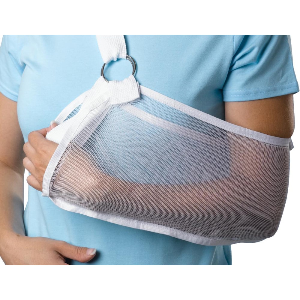 Medline Cool Mesh Arm Sling, Large, White