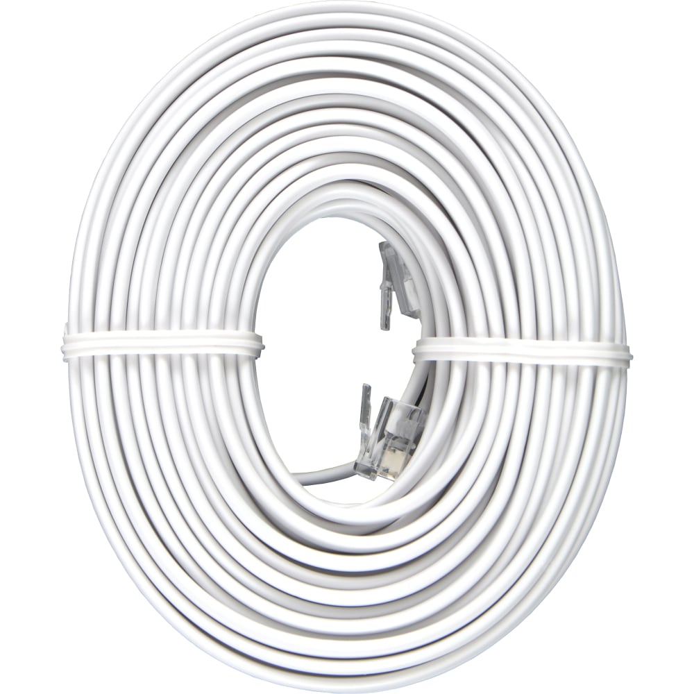 GE RJ-11 Phone Cable - 50 ft RJ-11