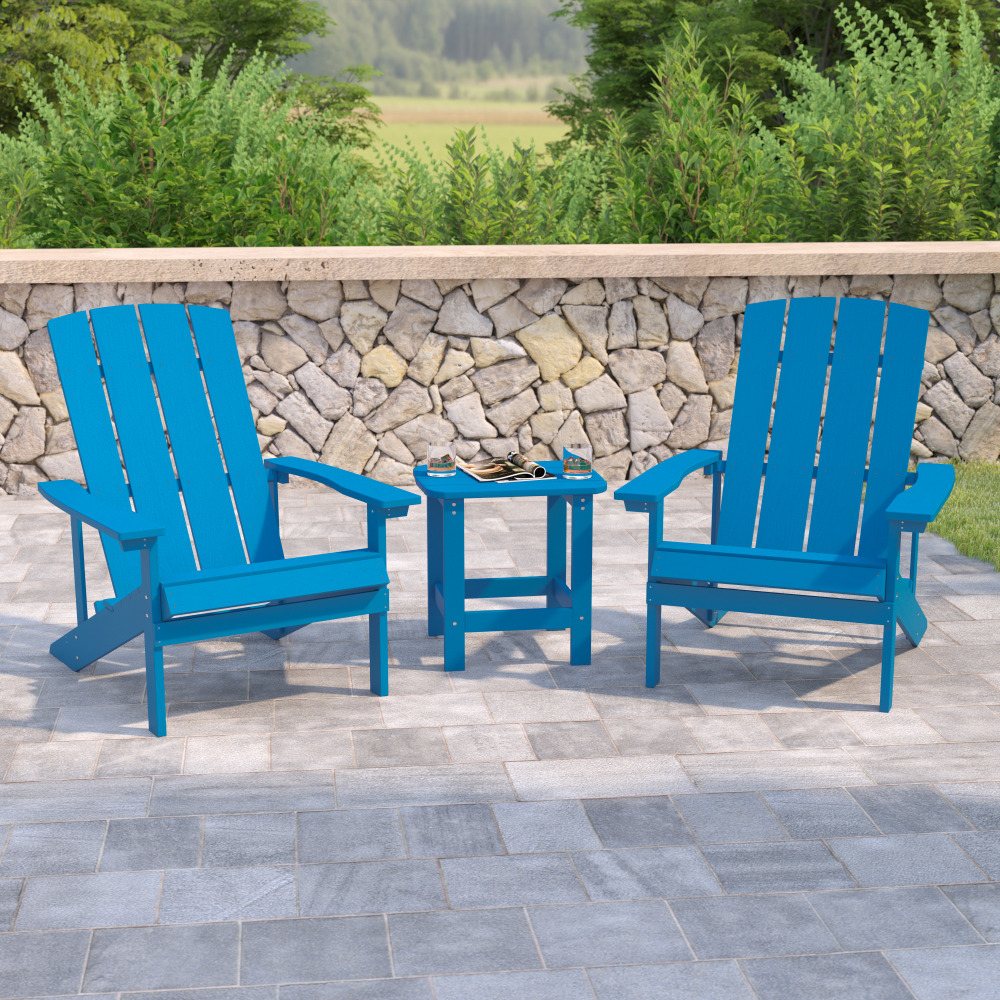 Flash Furniture Charlestown All-Weather Poly Resin Wood