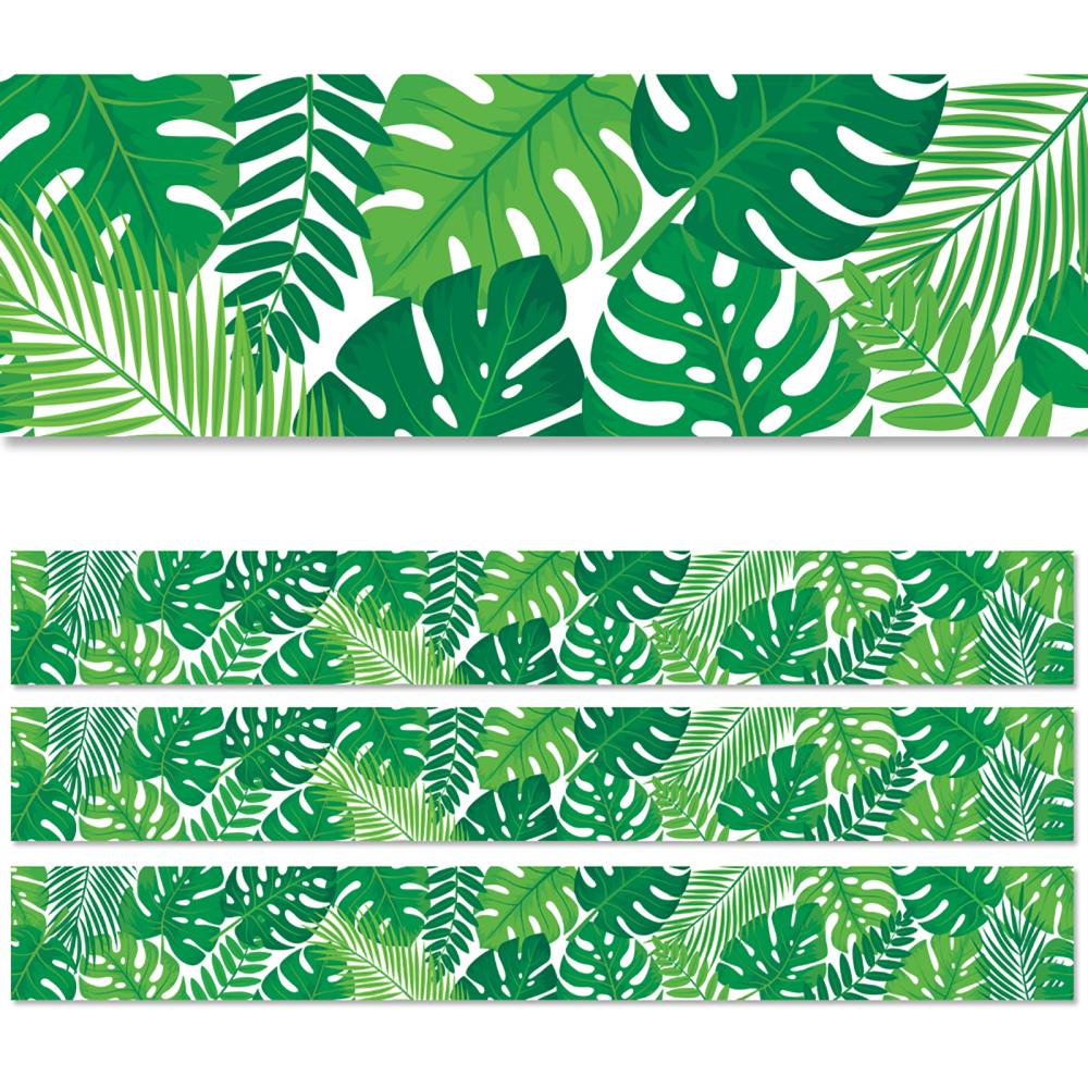 Creative Teaching Press® EZ Borders, Tropical Leaves, 48’