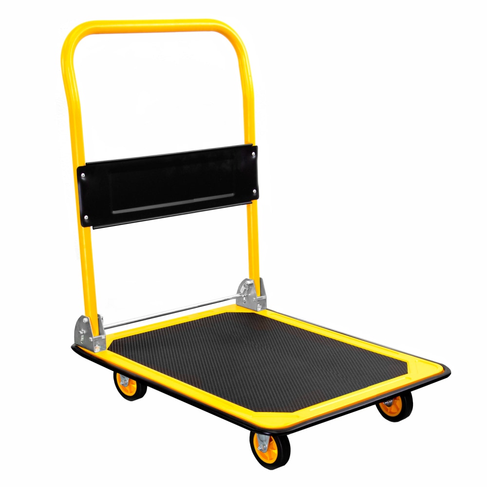 Mount-It! MI-921 Foldable Flatbed With Swivel Wheels, 33"H