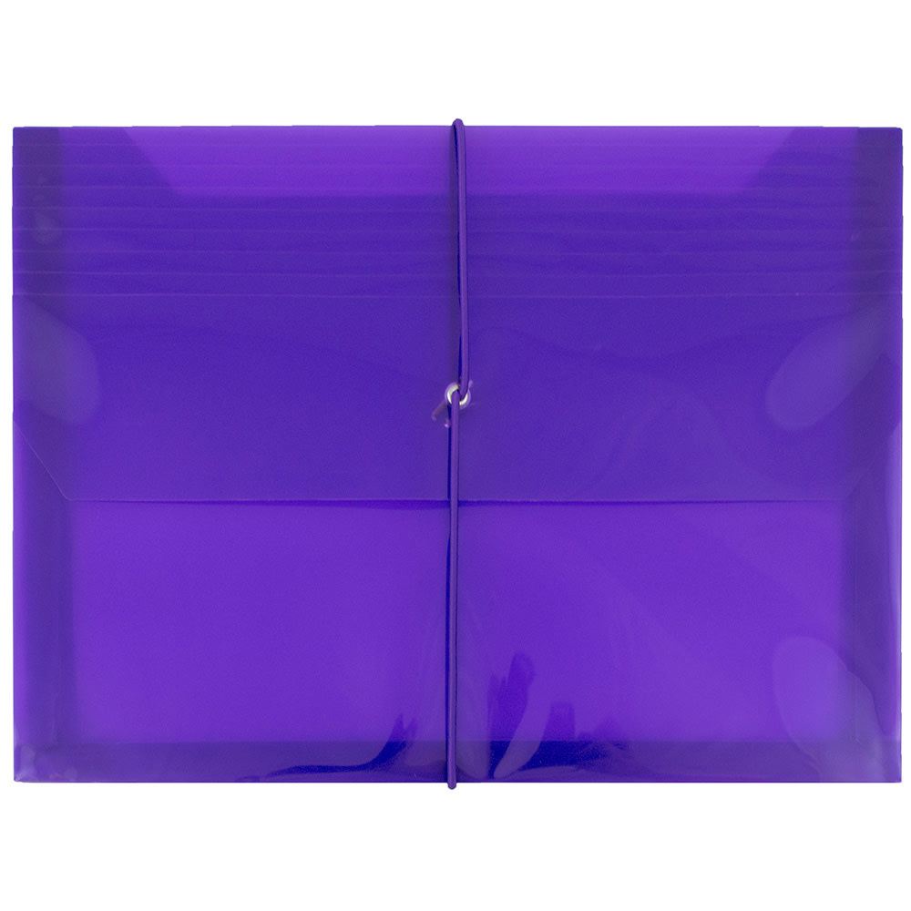 JAM Paper® Plastic Booklet Envelope, Letter-Size, 9 3/4"