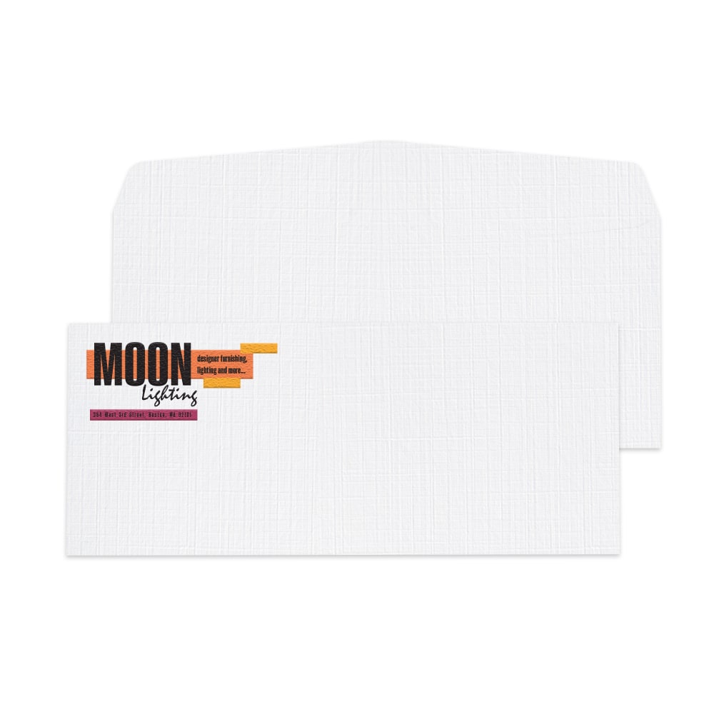 Custom #10, Full-Color Raised Print Envelopes, 4-1/8" x