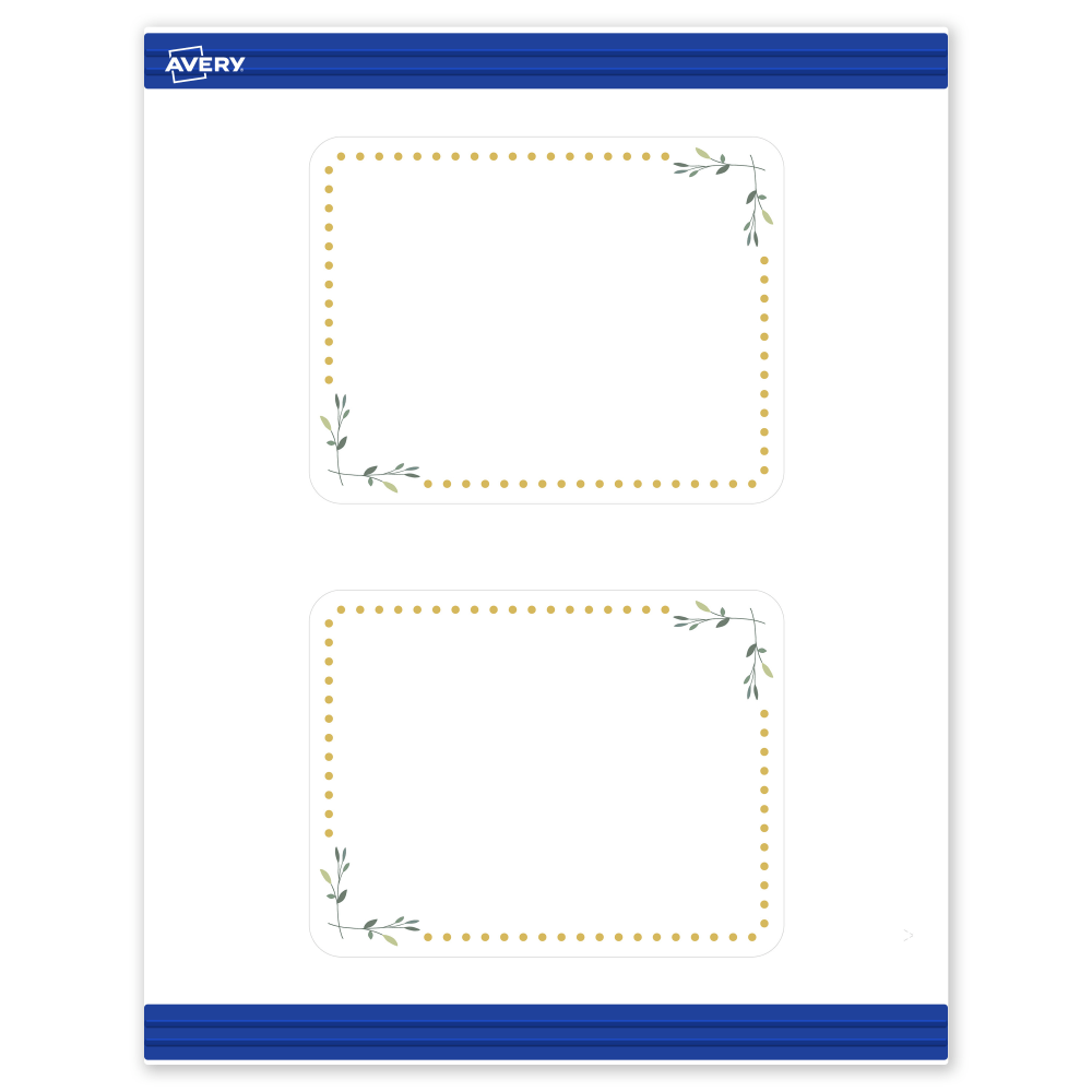 Avery® Print-To-The-Edge Postcards With Sure Feed® Technology,
