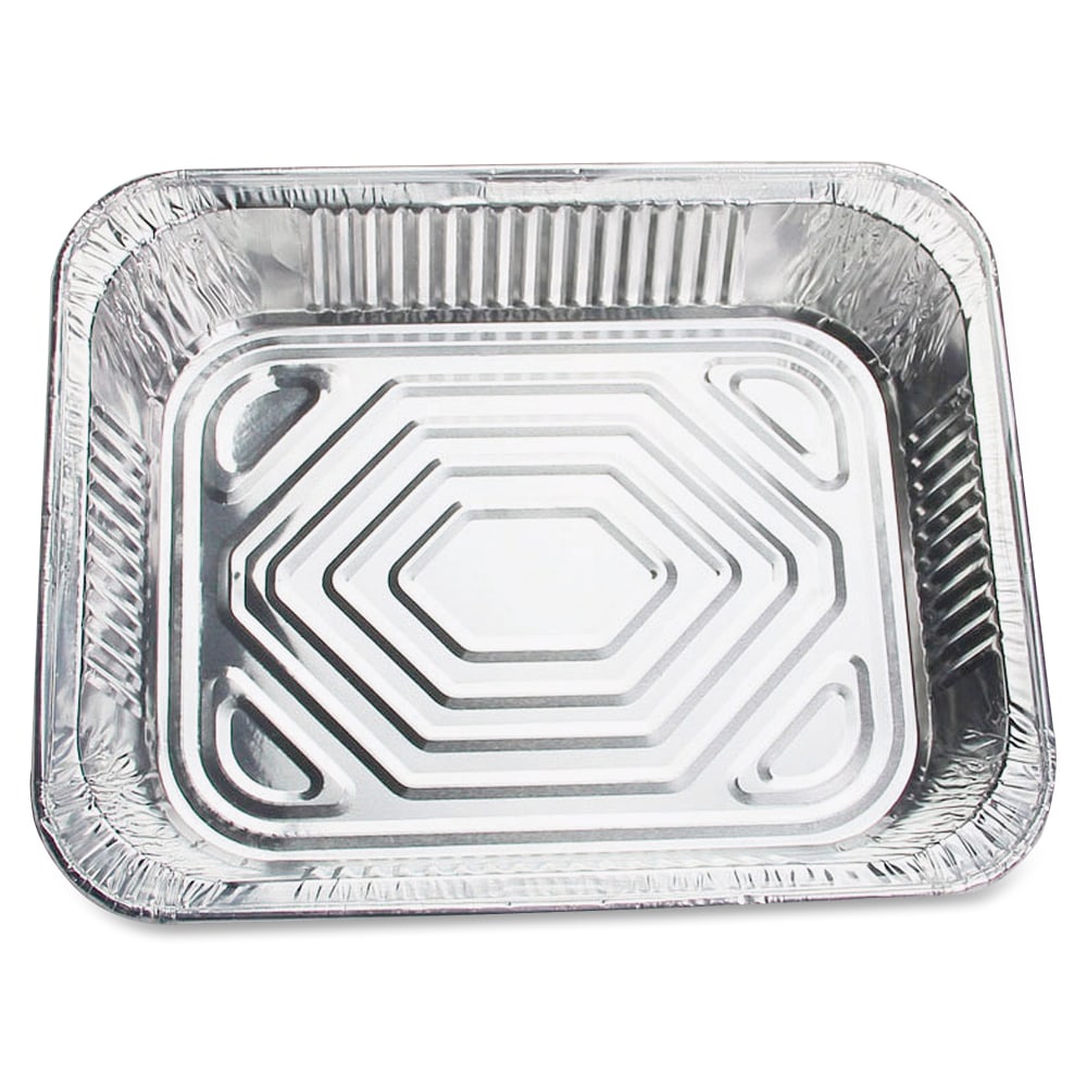 Genuine Joe Half-size Disposable Aluminum Pan - Cooking,