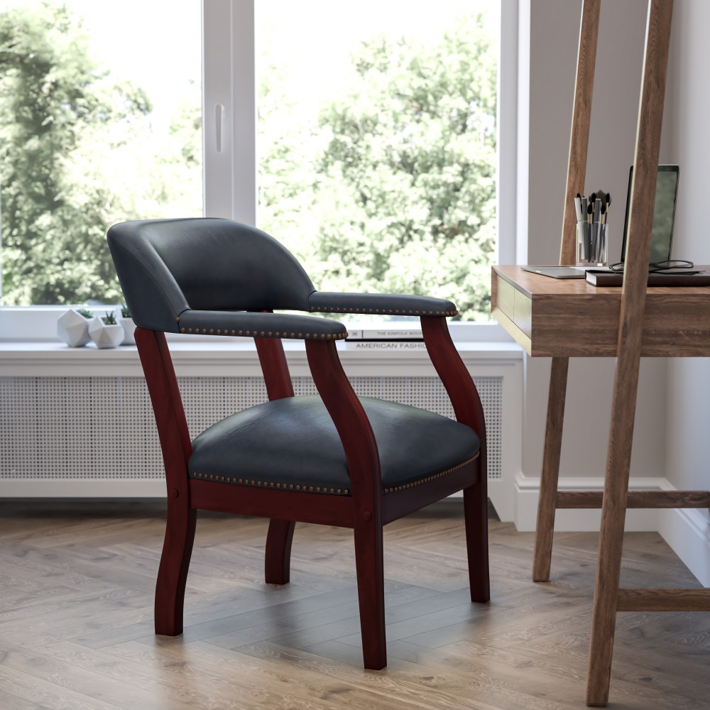 Flash Furniture Vinyl Conference Chair with Accent Nail