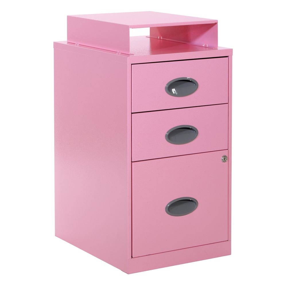 Office Star™ 18"D Vertical 3-Drawer Locking File Cabinet