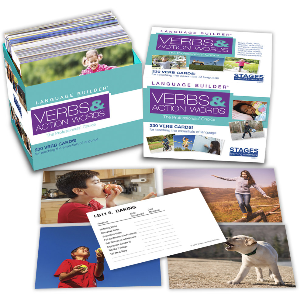 Stages Learning Materials Language Builder Picture Cards, 5”