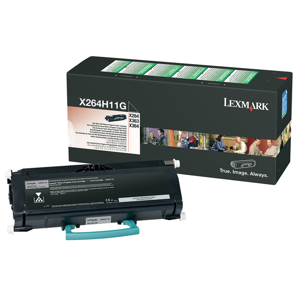 Lexmark™ X264H11G Black High Yield Return Program Toner