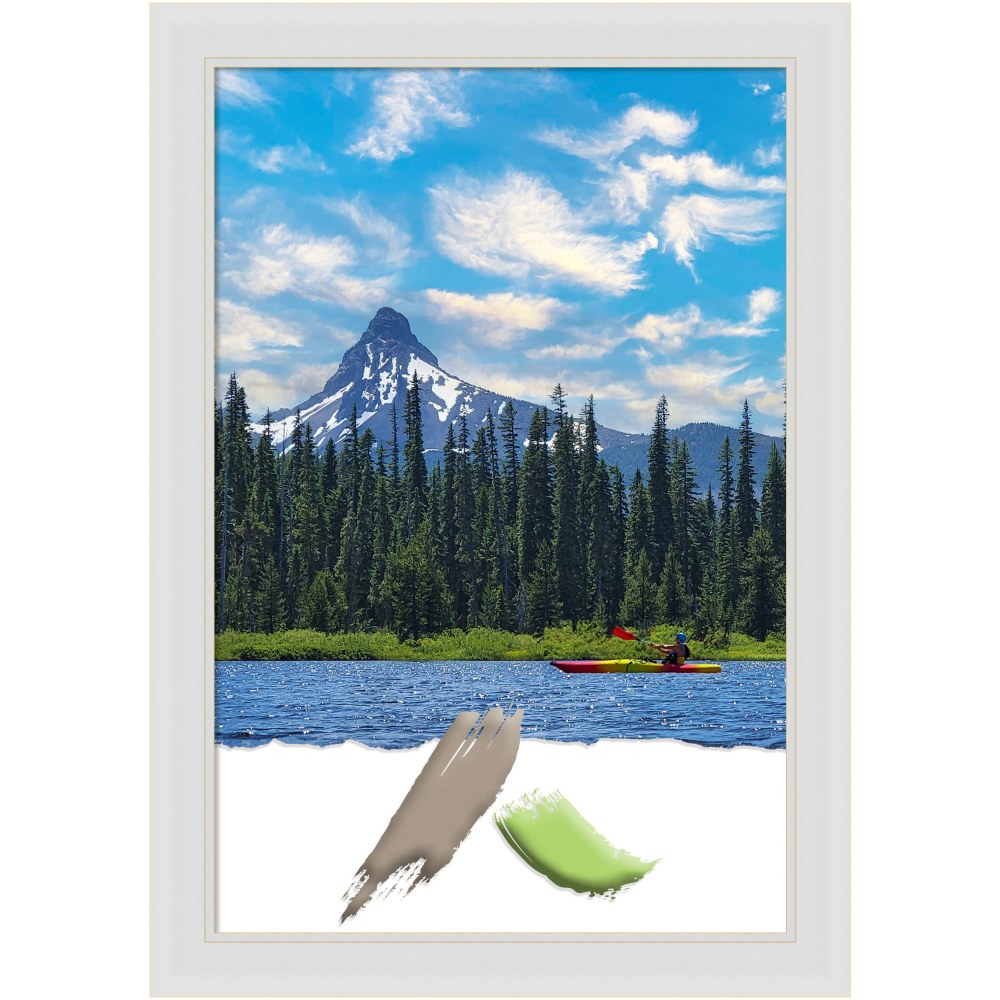 Amanti Art Flair Soft White Picture Frame, 24"