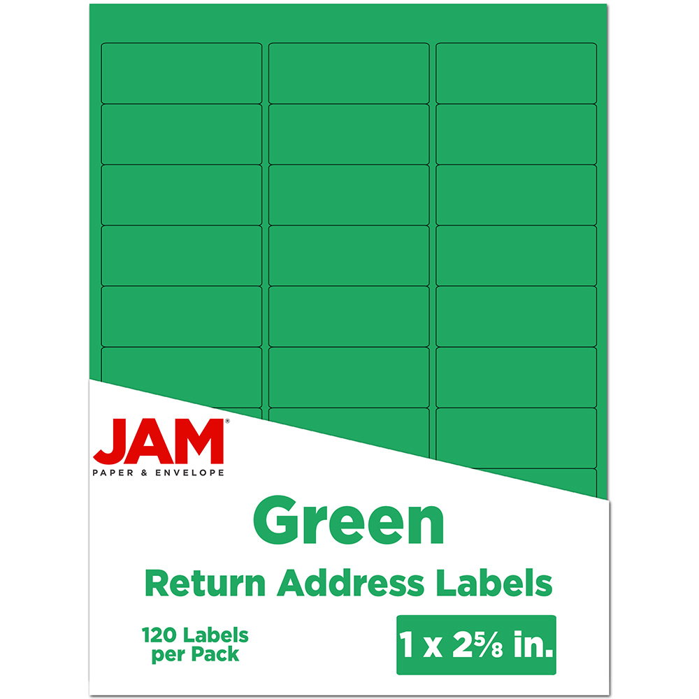 JAM Paper® Mailing Address Labels, Rectangle, 2 5/8"
