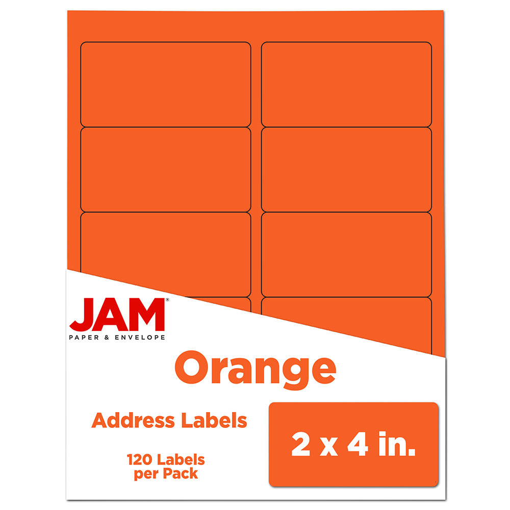 JAM Paper® Mailing Address Labels, Rectangle, 2" x
