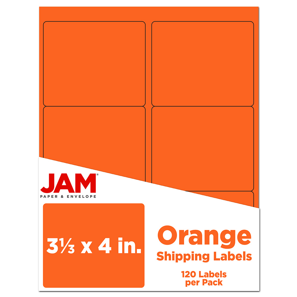 JAM Paper® Mailing Address Labels, Rectangle, 3 1/3"
