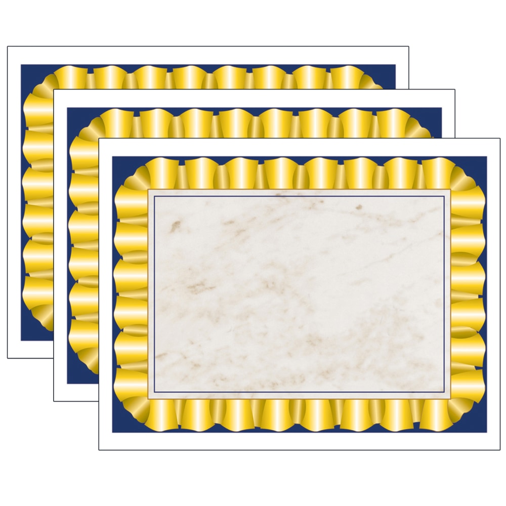 Hayes Certificates, 8-1/2" x 11", Gold Ribbon Border,