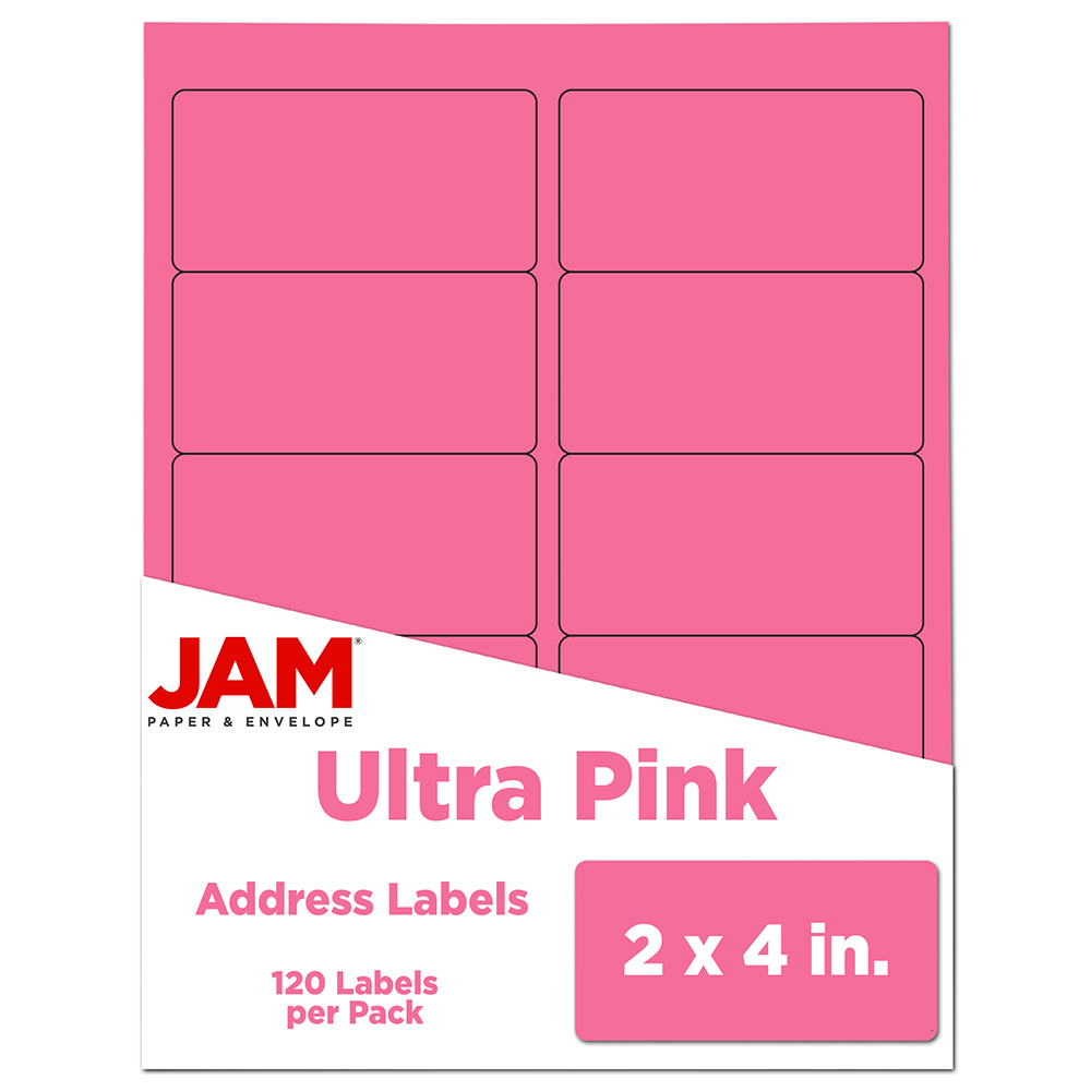 JAM Paper® Mailing Address Labels, Rectangle, 2" x