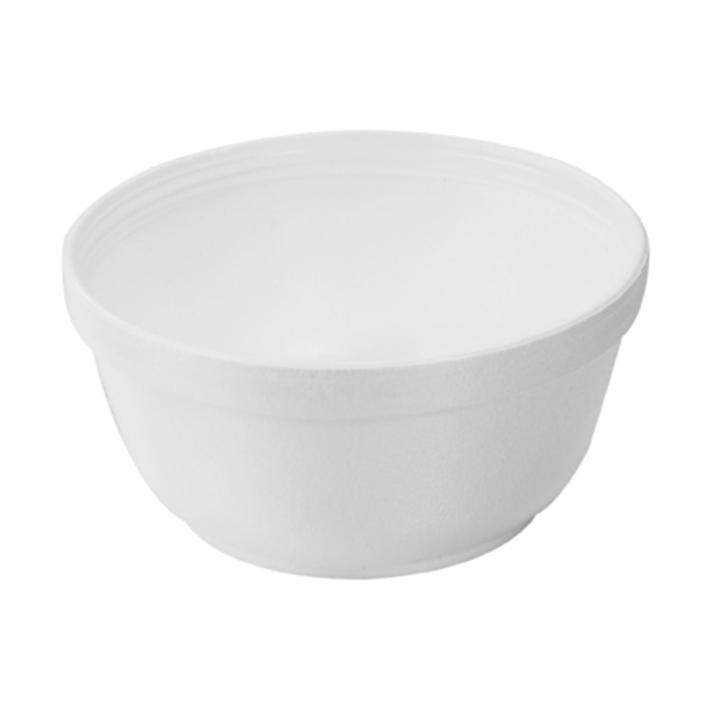 Dart® Insulated Foam Bowls, 12 oz, White, 50/Pack,