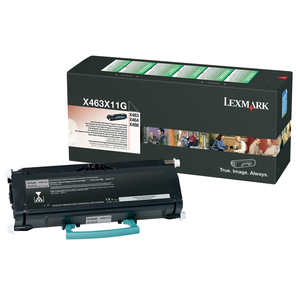 Lexmark™ X463X11G Black Extra-High Yield Return Program Toner