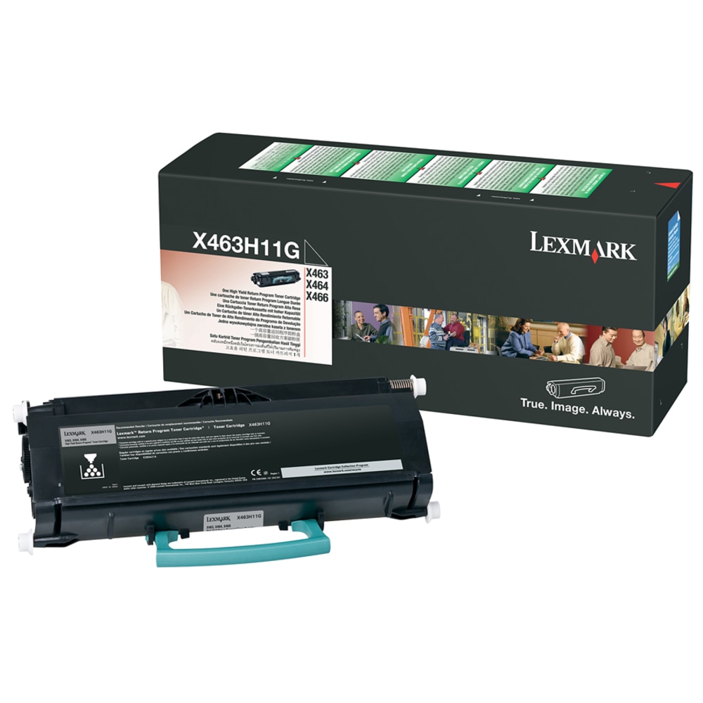 Lexmark™ X463H11G Black High Yield Return Program Toner